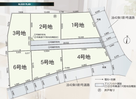 沼津市中沢田第3　6区画分譲地